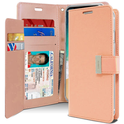 Mercury Goospery Rich Diary Wallet Case for iPhone Xs Max - Mobile Phone Cases - best2buy