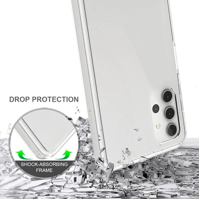 Space Shockproof Bumper Clear Case for Samsung Galaxy A32 5G 6.5" - Mobile Phone Cases - best2buy