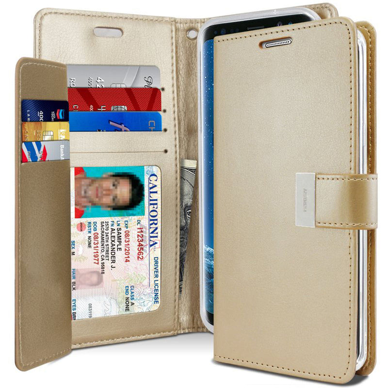 Mercury Goospery Rich Diary Wallet Case for Samsung S22 Ultra - Mobile Phone Cases - best2buy