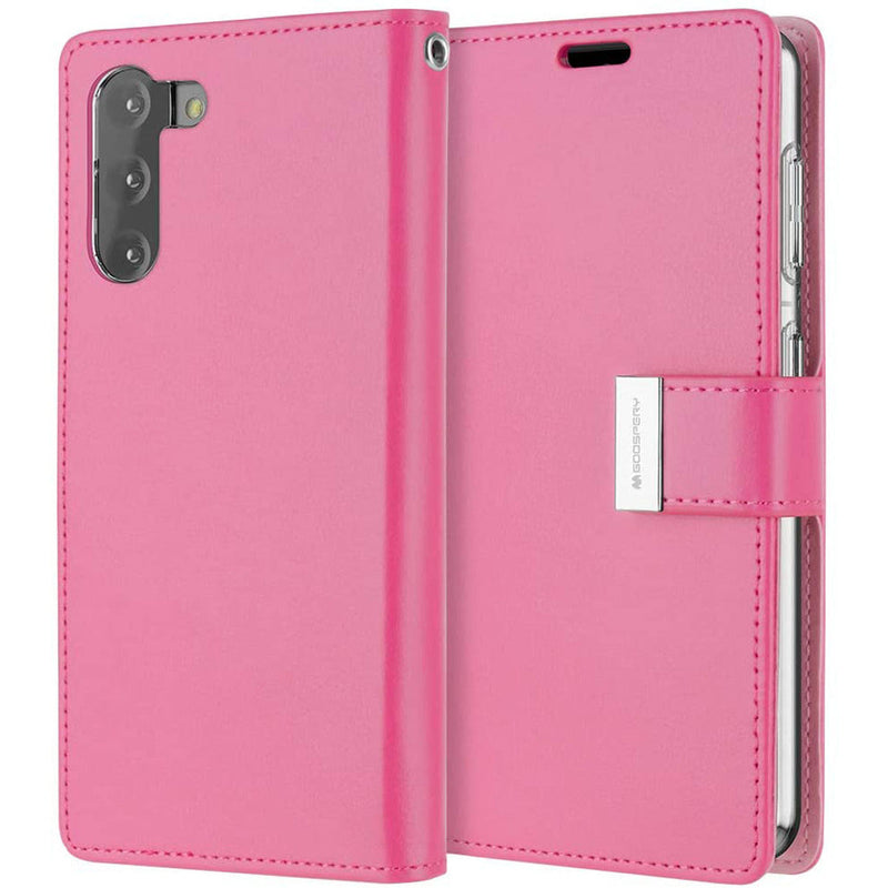 Mercury Goospery Rich Diary Wallet Case for Samsung S22 Plus - Mobile Phone Cases - best2buy