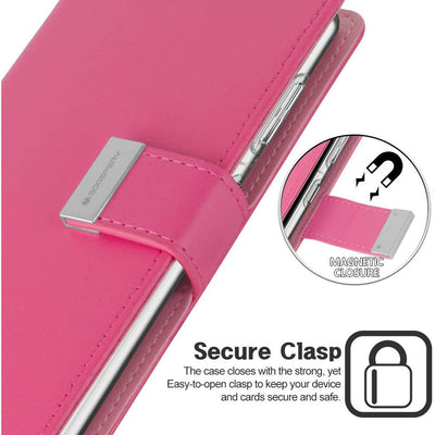 Mercury Goospery Rich Diary Wallet Case for Samsung S22 - Mobile Phone Cases - best2buy