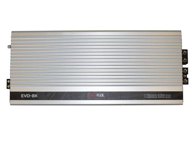 Zeroflex EVO-8K 1 x 8000rms Amplifier with Bass Controller