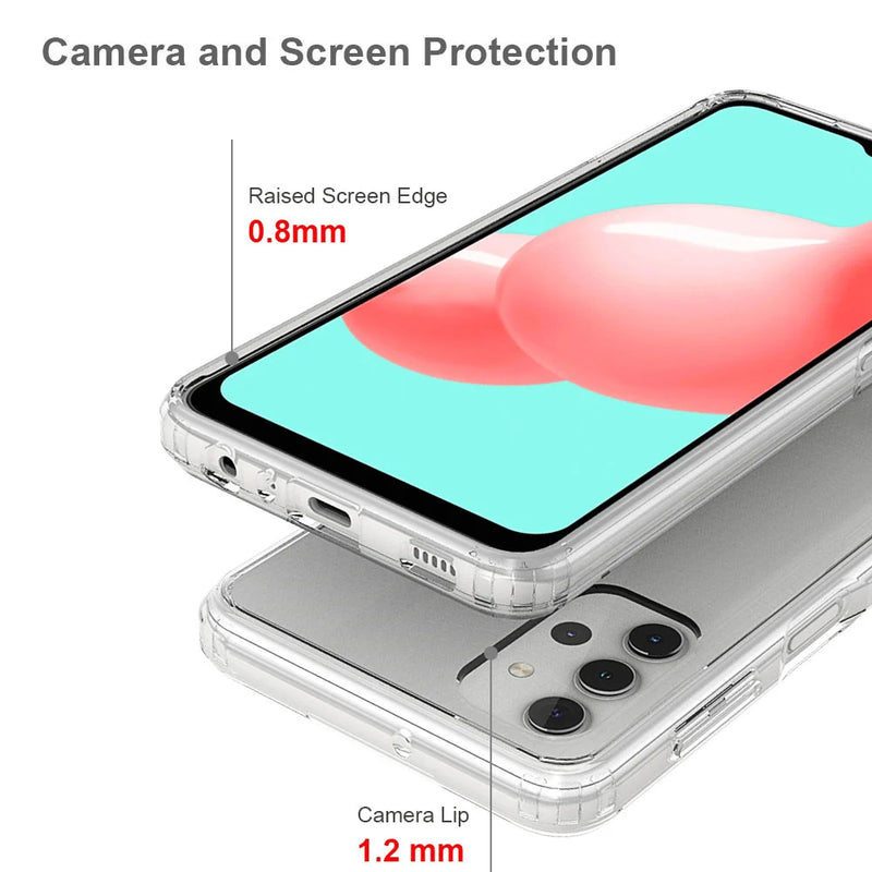 Space Shockproof Bumper Clear Case for Samsung Galaxy A32 5G 6.5" - Mobile Phone Cases - best2buy