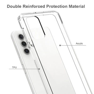 Space Shockproof Bumper Clear Case for Samsung Galaxy A32 5G 6.5" - Mobile Phone Cases - best2buy